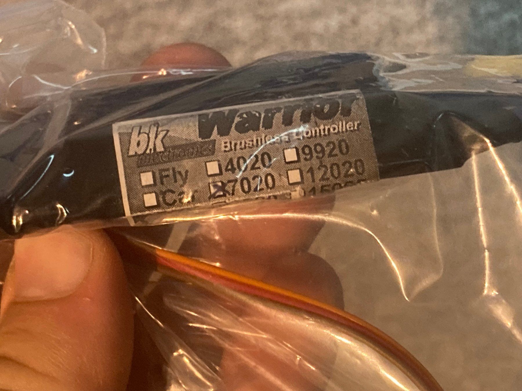 Modellismo RC: ESC Regler brushless controller warrior 7020 – Nuovo e nell'imballaggio originale da Lausanne venduto da Techobby 1