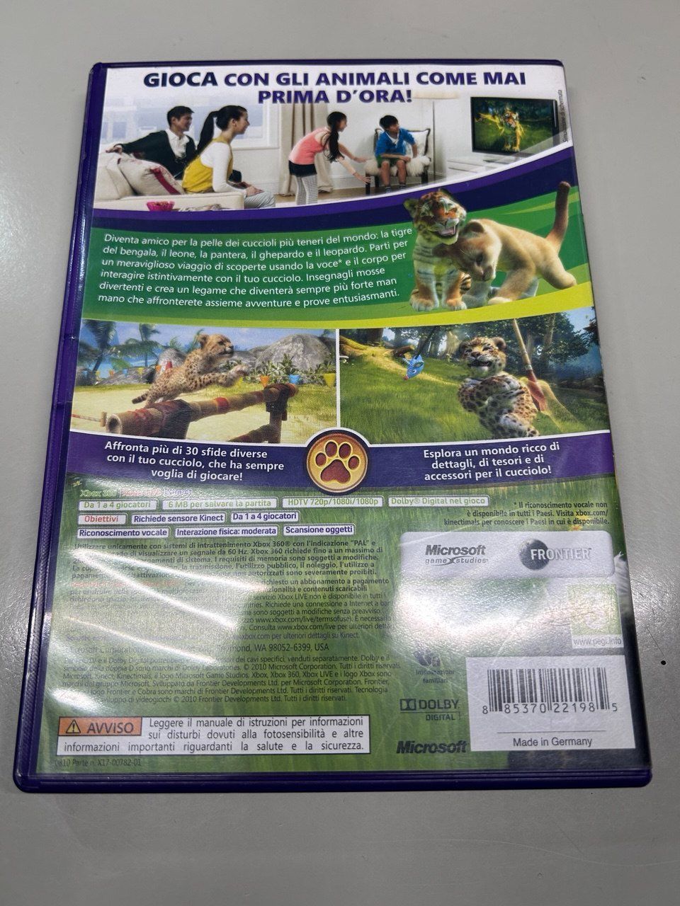 Microsoft Spiele: Kinectimals per Xbox 360 – Gebraucht aus Giubiasco von LorisVale 1