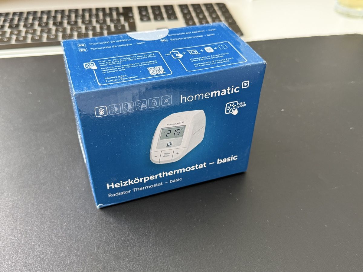 Homematic Sonstiges für Haushalt & Wohnen: Heizkörperthermostat Homematic IP basic NEU – Neu und originalverpackt aus St. Gallen von JS_St.Gallen