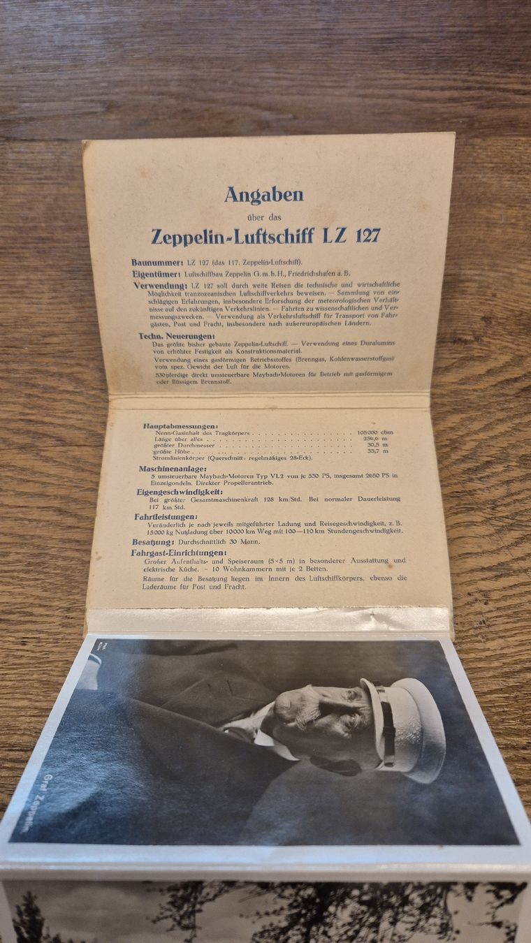 Cartoline postali: LZ 127 Zeppelin-Postkarten-Set um 1930 – Usato da Ersigen venduto da cubalibre11 2