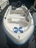 Barca in vetroresina 8cv con rimorchio