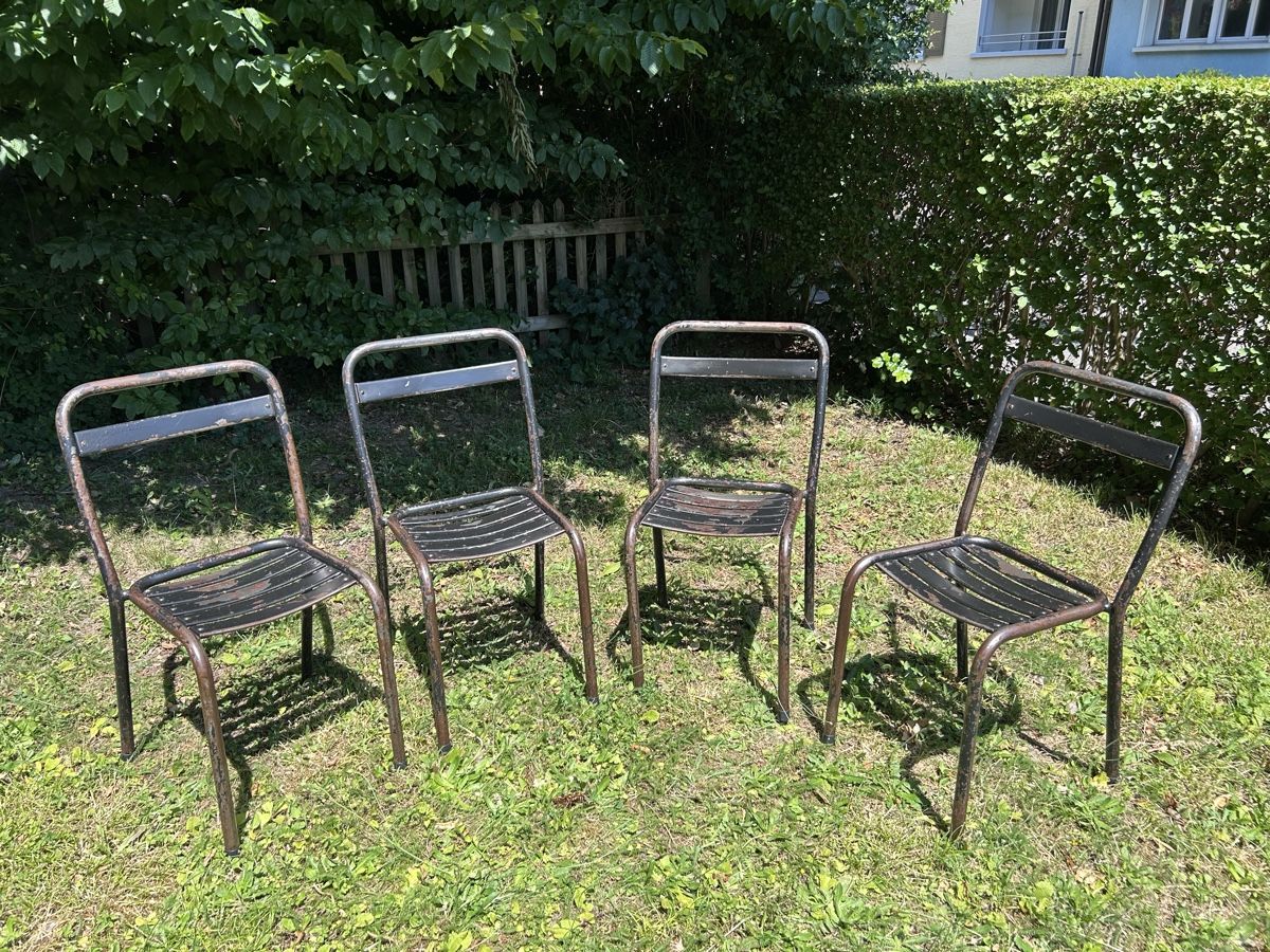 Sedie: 4 Tolix Gartenstühle – Usato da Zürich venduto da ann_9fv5
