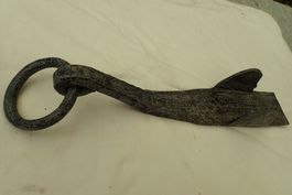 Schleifschuh für Holzwagen-Räder