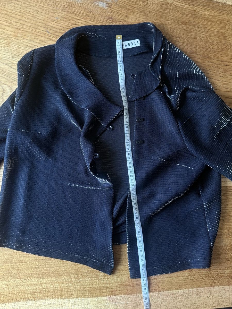 Vestes: vintage Damen Bluse oder Blazer schwarz Grösse S – D'occasion à Siebnen par koschitoschi 5