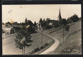 Hemberg, Ortspanorama mit Eingangstrasse