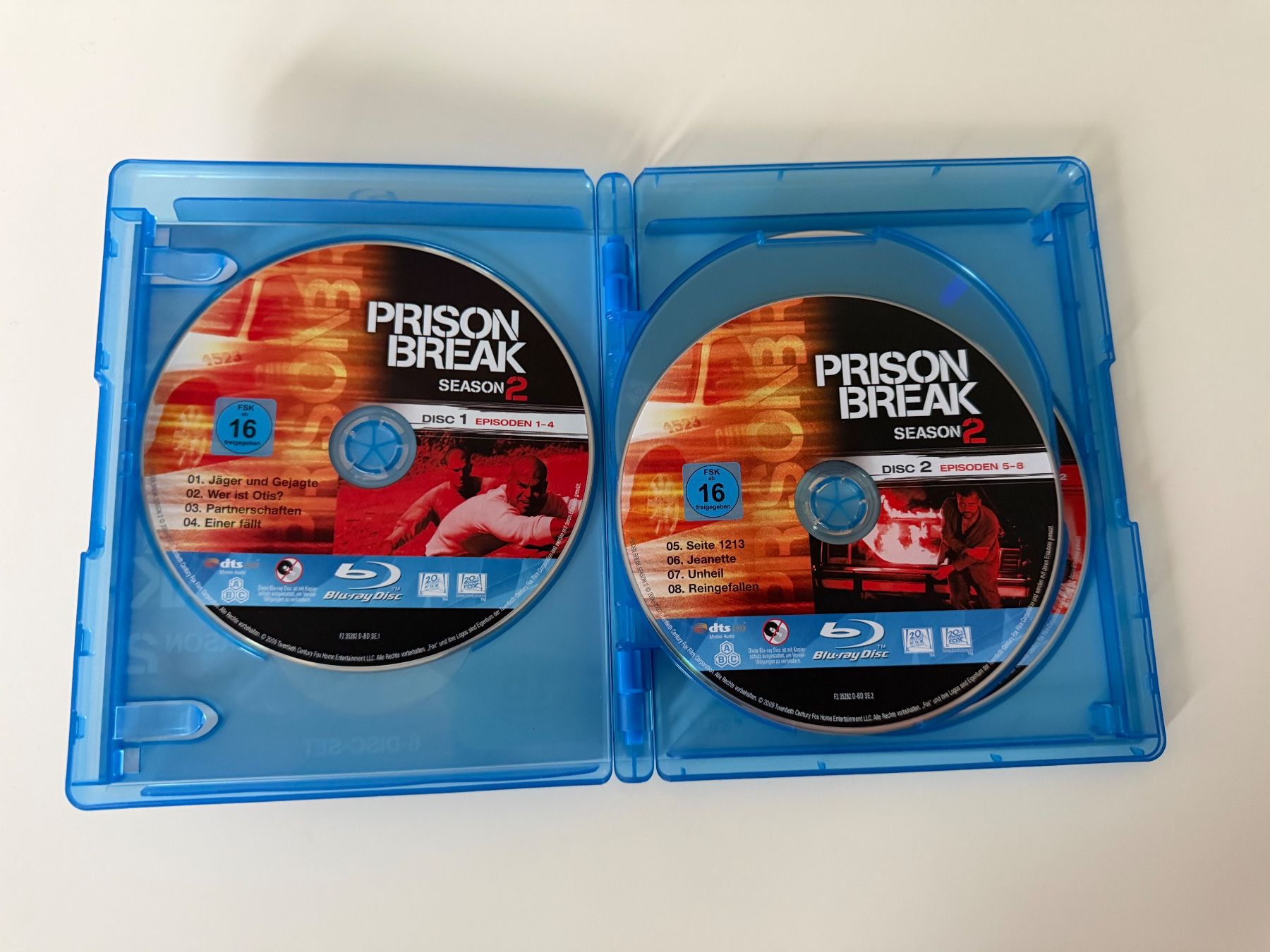 Tutti i DVDs: Prison Break - Staffel 2, Blu-ray, 6-Disc-Set im Schuber – Usato da Altstätten SG venduto da sheamus 3