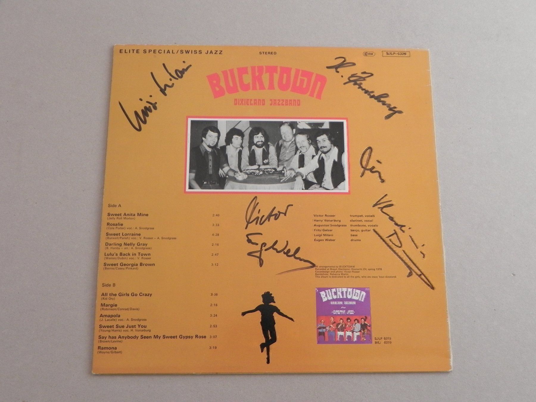 Dischi in vinile: LP CH Jazz Dixie Bucktown Autogramm 1978 – Usato da Siebnen venduto da krimsie