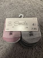 Smile Babysocken 4er Pack 0-3 Monate neu mit Etikette
