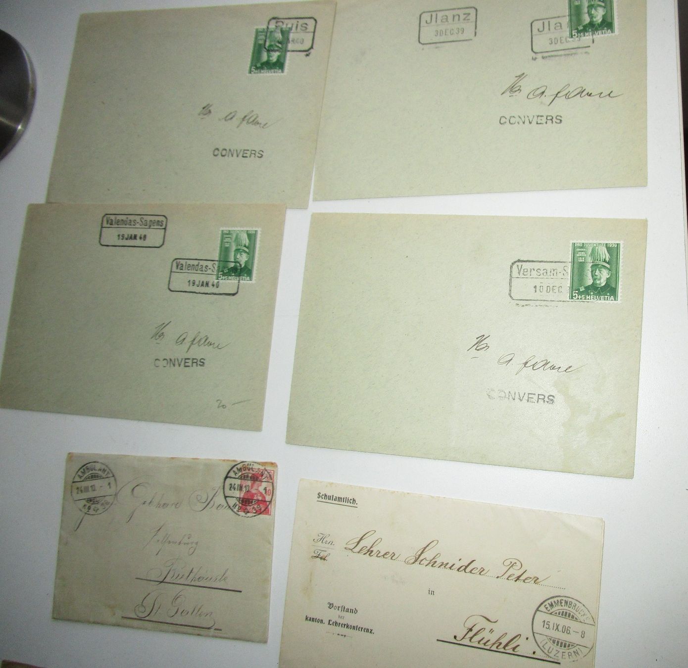 Alle Briefmarken: Kovolut alte Briefcouverts 170 Stk. – Gebraucht aus Wädenswil von Freizeitspass11 1