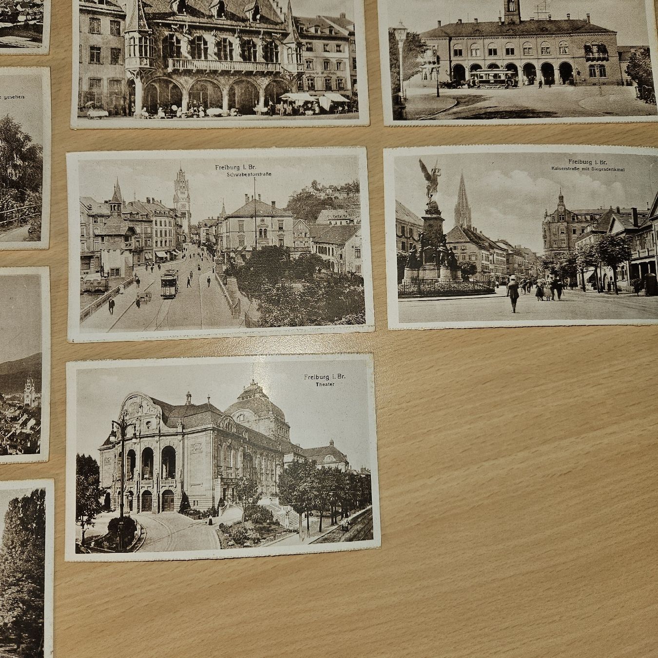 Ansichtskarten: Freiburg i. Br. - 16 SW Postkarten, historisch – Gebraucht aus Kriens von gra_fhn7 5