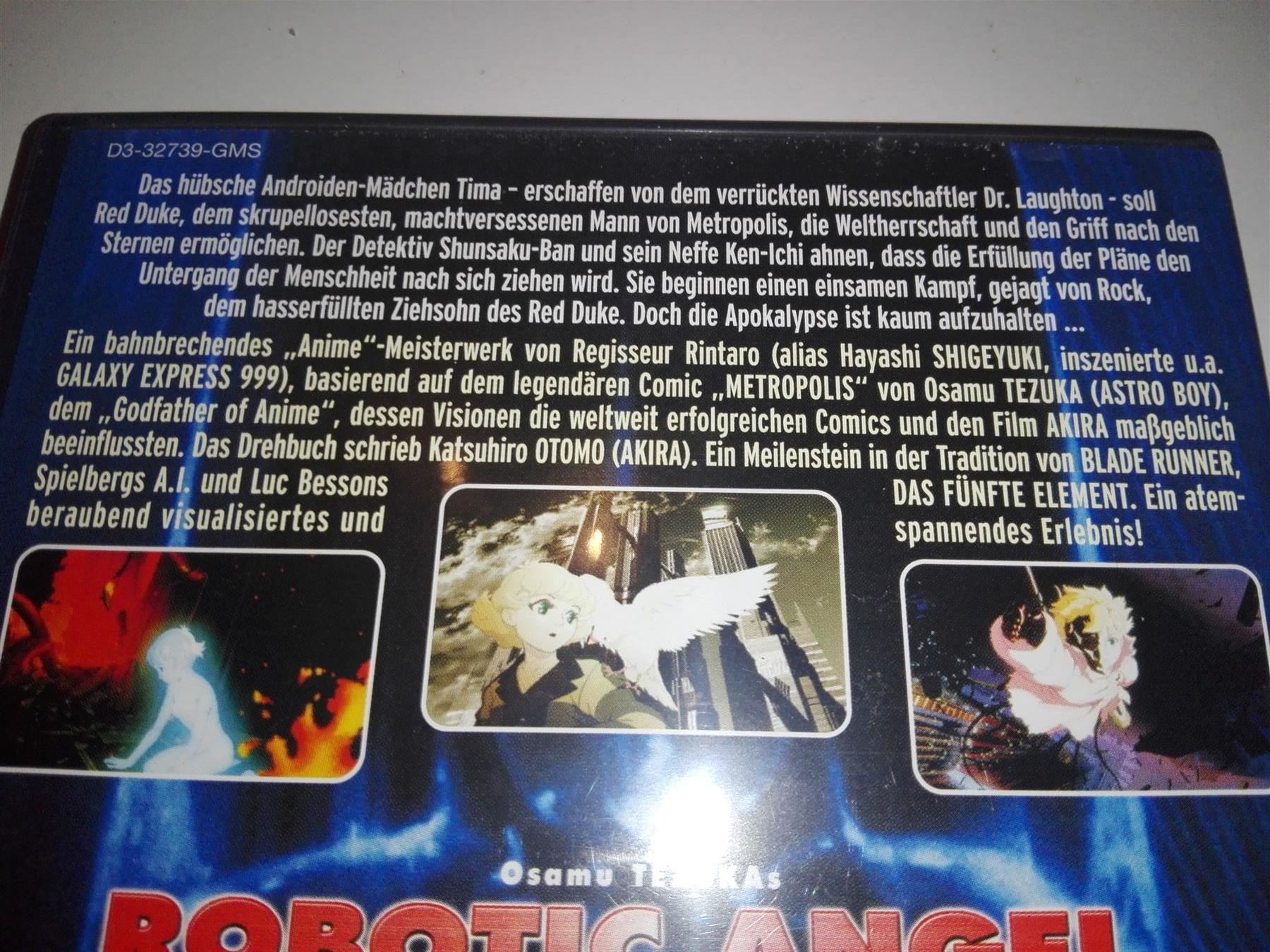 Tutti i DVDs: Robotic Angel                        > Deut - Eng - Jap < – Usato da St. Gallen venduto da elk2020 3