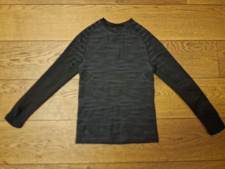 Funktionsshirt langarm grau/schwarz Grösse 146-152 wie neu