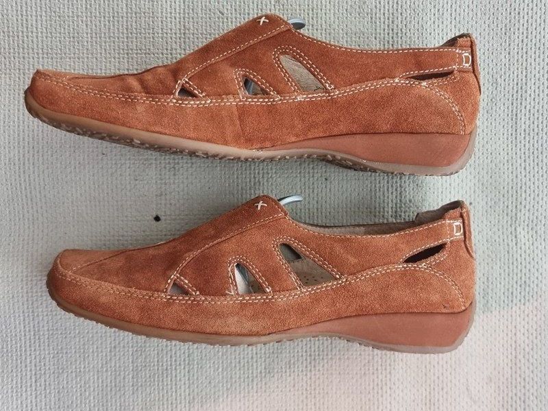 Gabor Scarpe da donna: GABOR Loafer / Halbschuh Wildleder orange, Gr 6 – Usato da Basel venduto da Mamaree 4