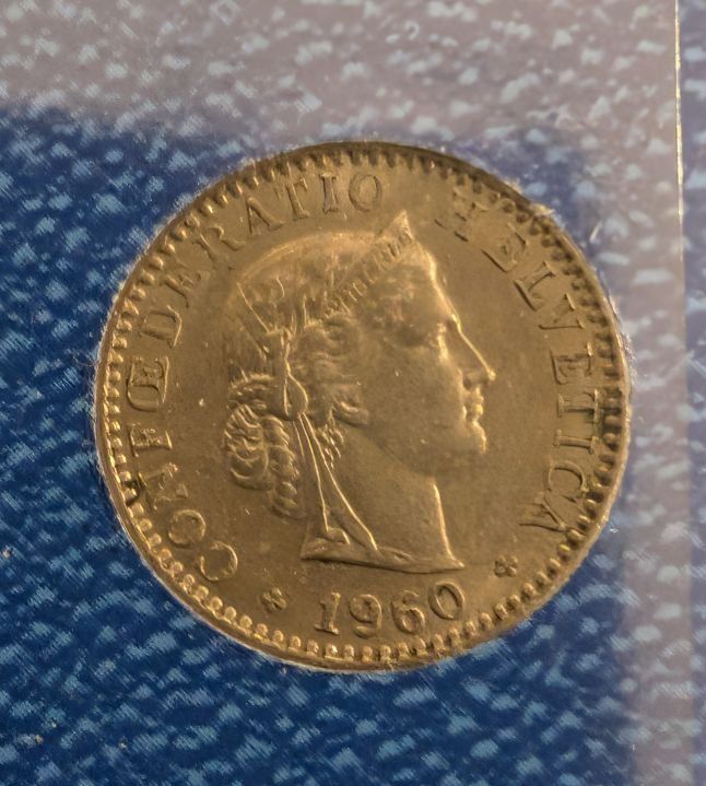 Tutti le monete: 20 Rappen 1960 – Usato da Arch venduto da coinsandmore