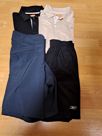 Sommer Set: 2 Poloshirts & 2 Shorts - Top Zustand!