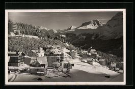 AK Arosa, Gesamtansicht im Winter, 1940
