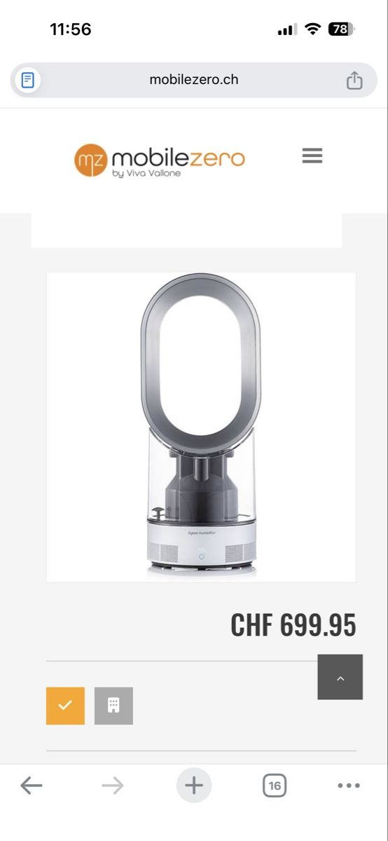 Dyson Luftbefeuchter: Dyson Luftbefeuchter AM10 - Top Zustand – Neu (gemäss Beschreibung) aus St. Gallen von Nood 1