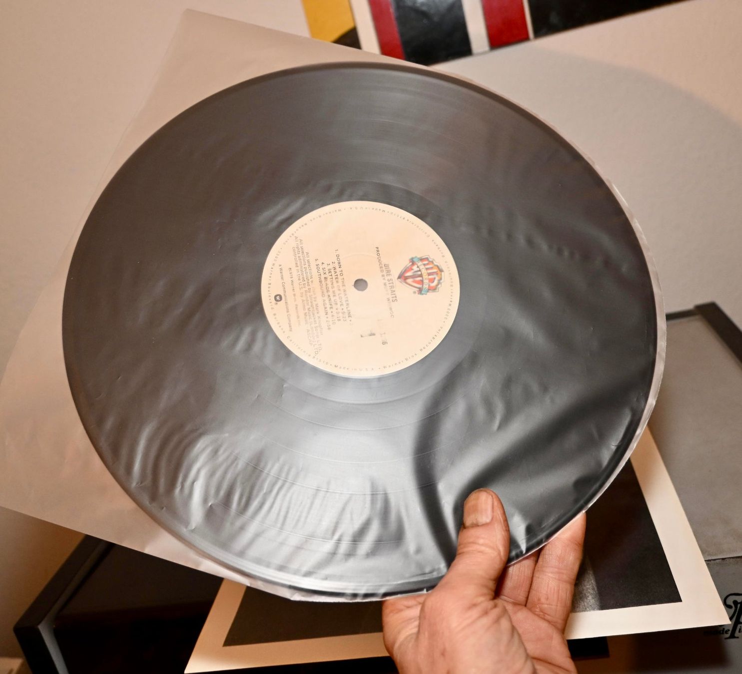 Dischi in vinile: Dire Straits SAME US LP 1978 MINT- top! mit HYPE STICKER – Usato da Pfaffhausen venduto da mono_rec 3