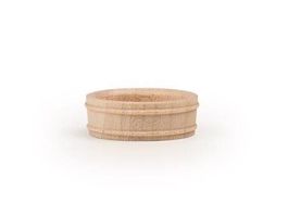 Aktion Futternapf, Holz, 3,5cm, Trauffer, neu