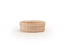 Futternapf, Holz, 3,5cm, Trauffer, neu