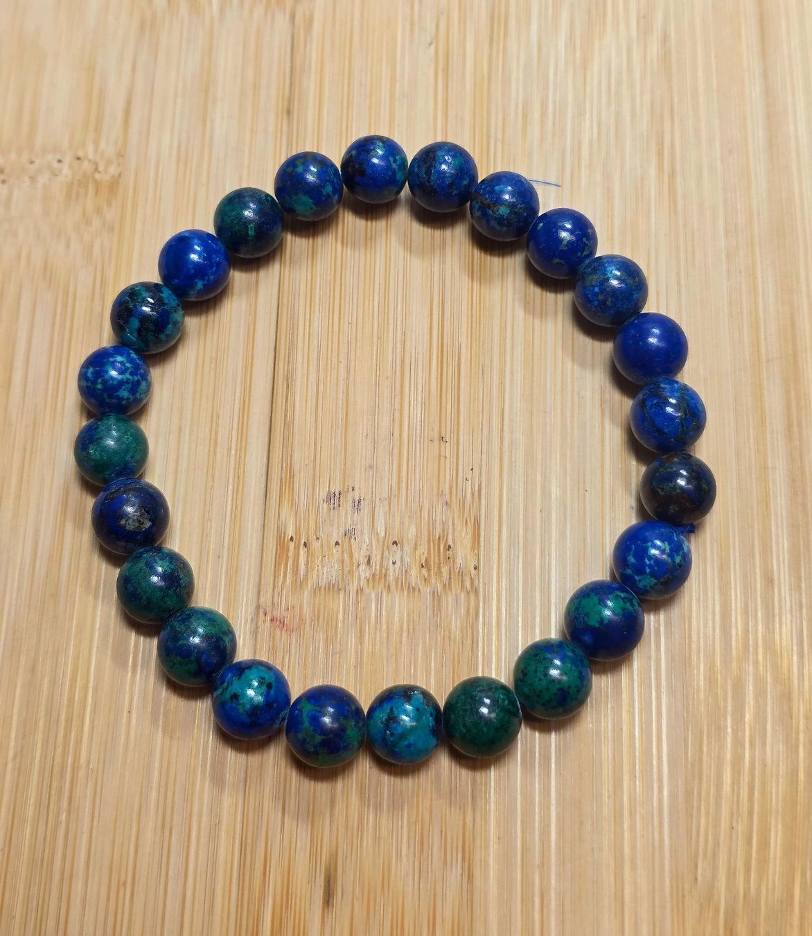 Minerali & Pietre curative: Azurit-Malachit Armband B 8.6mm – Nuovo e nell'imballaggio originale da Matzingen venduto da Shay_Crystalz 1