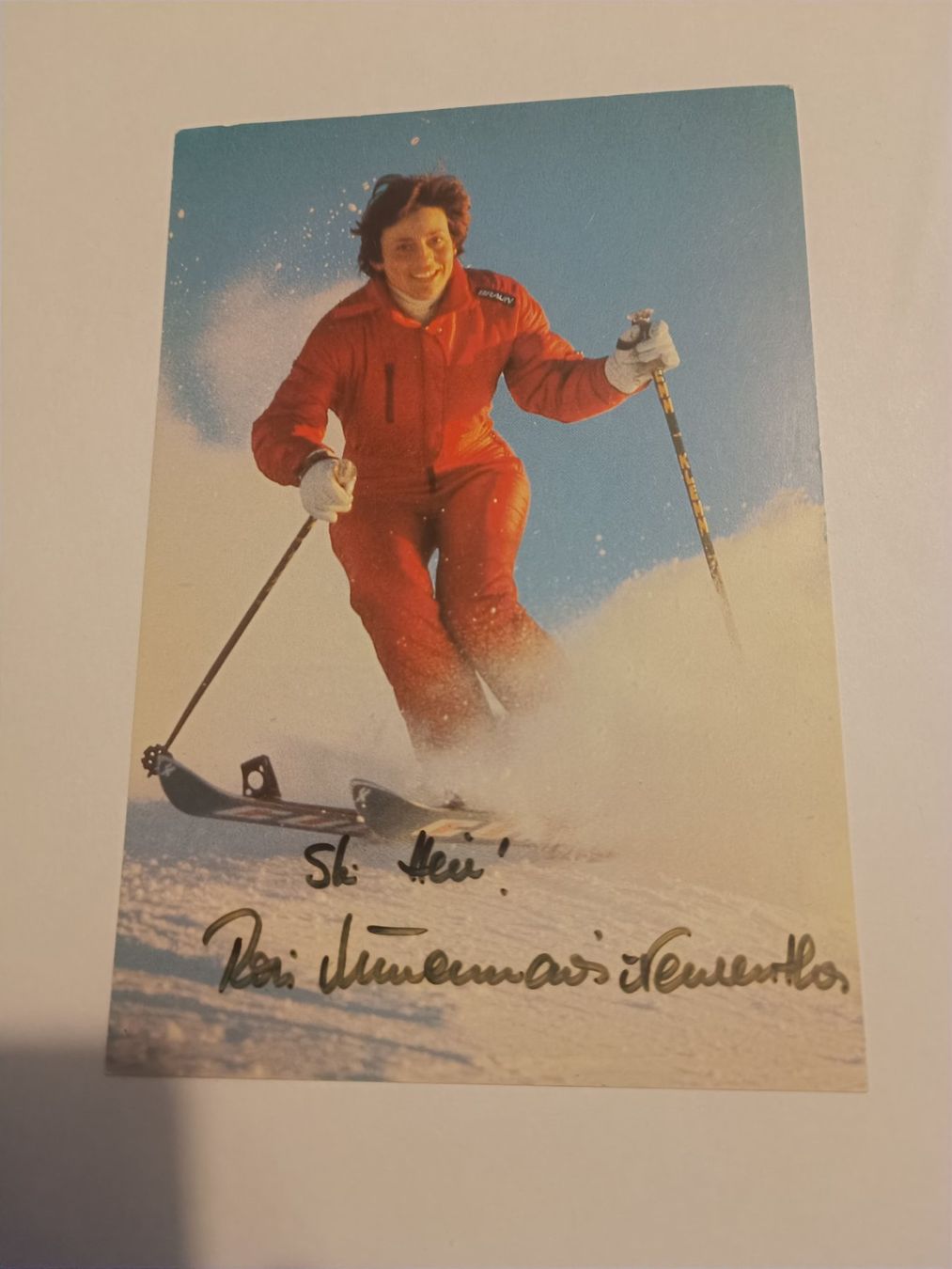 Autografi: Rosi Mittermaier - 2x Olympia Gold – Usato da Menziken venduto da Artographs