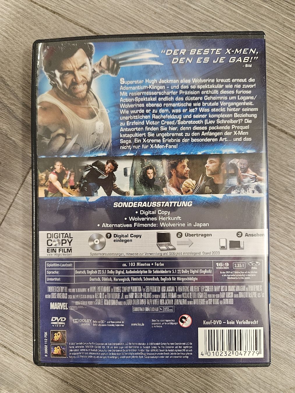 Tous les DVDs: DVD X-Men Origins Wolverine Extended Version  – D'occasion à Reinach AG par Irina_g00 1