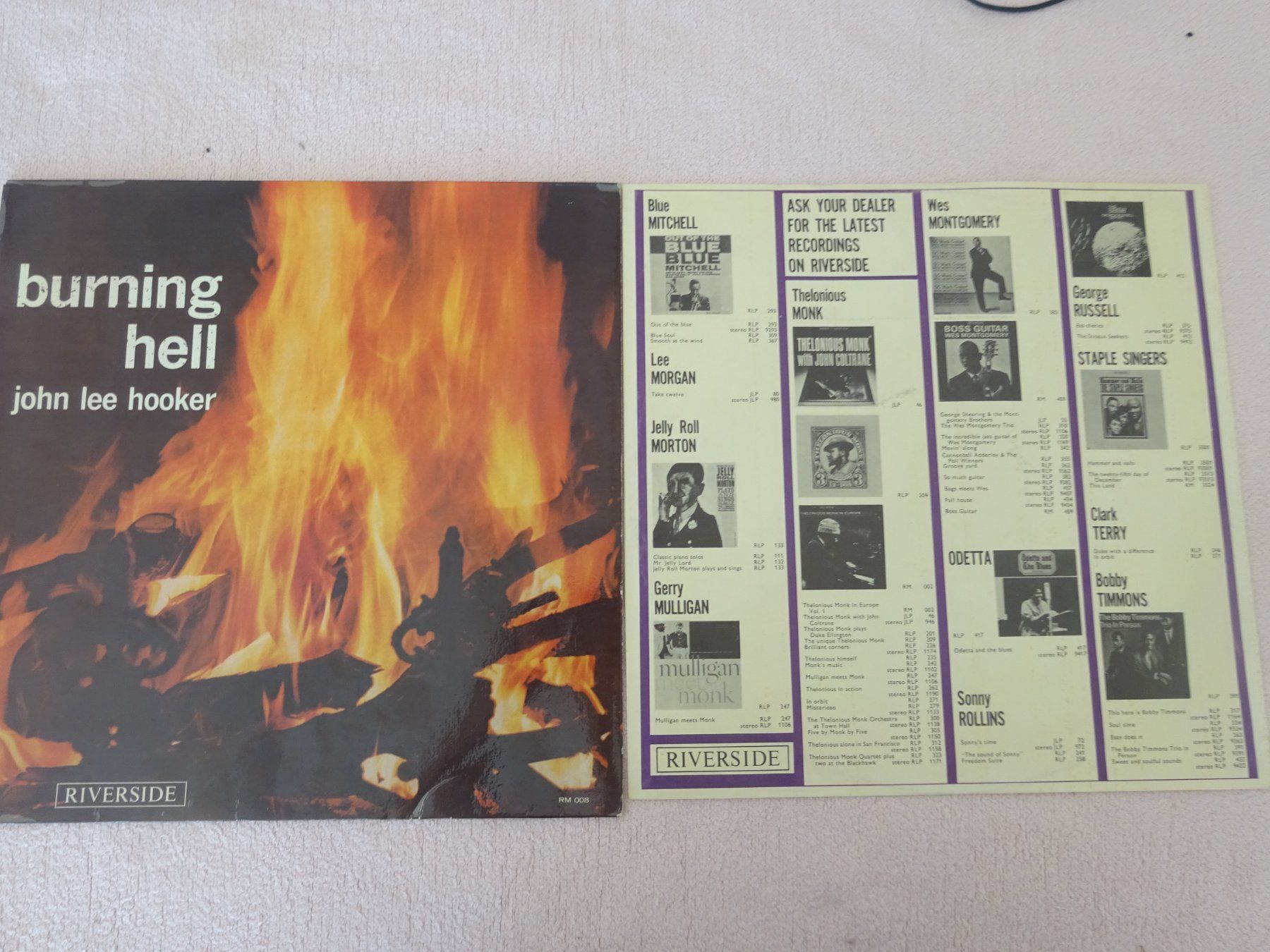 Dischi in vinile: JOHN LEE HOOKER ** BURNING HELL ** ORIG. 1964 ** AKTION 37.- – Usato da Luzern venduto da xrayspex99 3