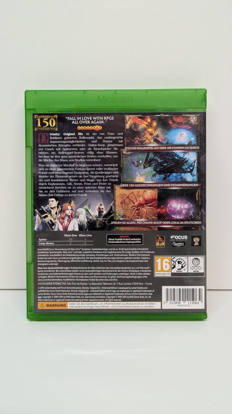 Giochi: Divinity Original Sin - Xbox One – Usato da Menziken venduto da mame18 2
