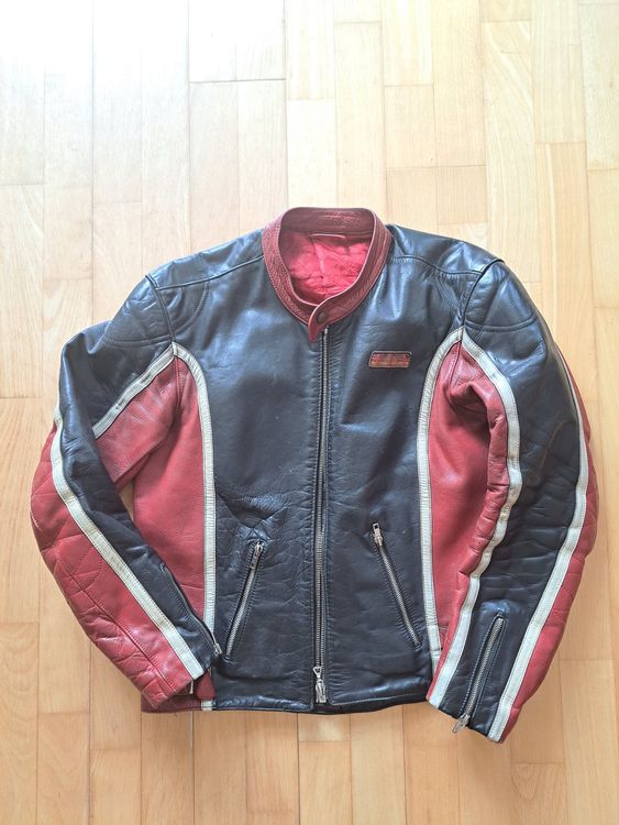 FLM Giacche: FLM Leder-Motorradjacke Vintage – Usato da Castaneda venduto da laurin155