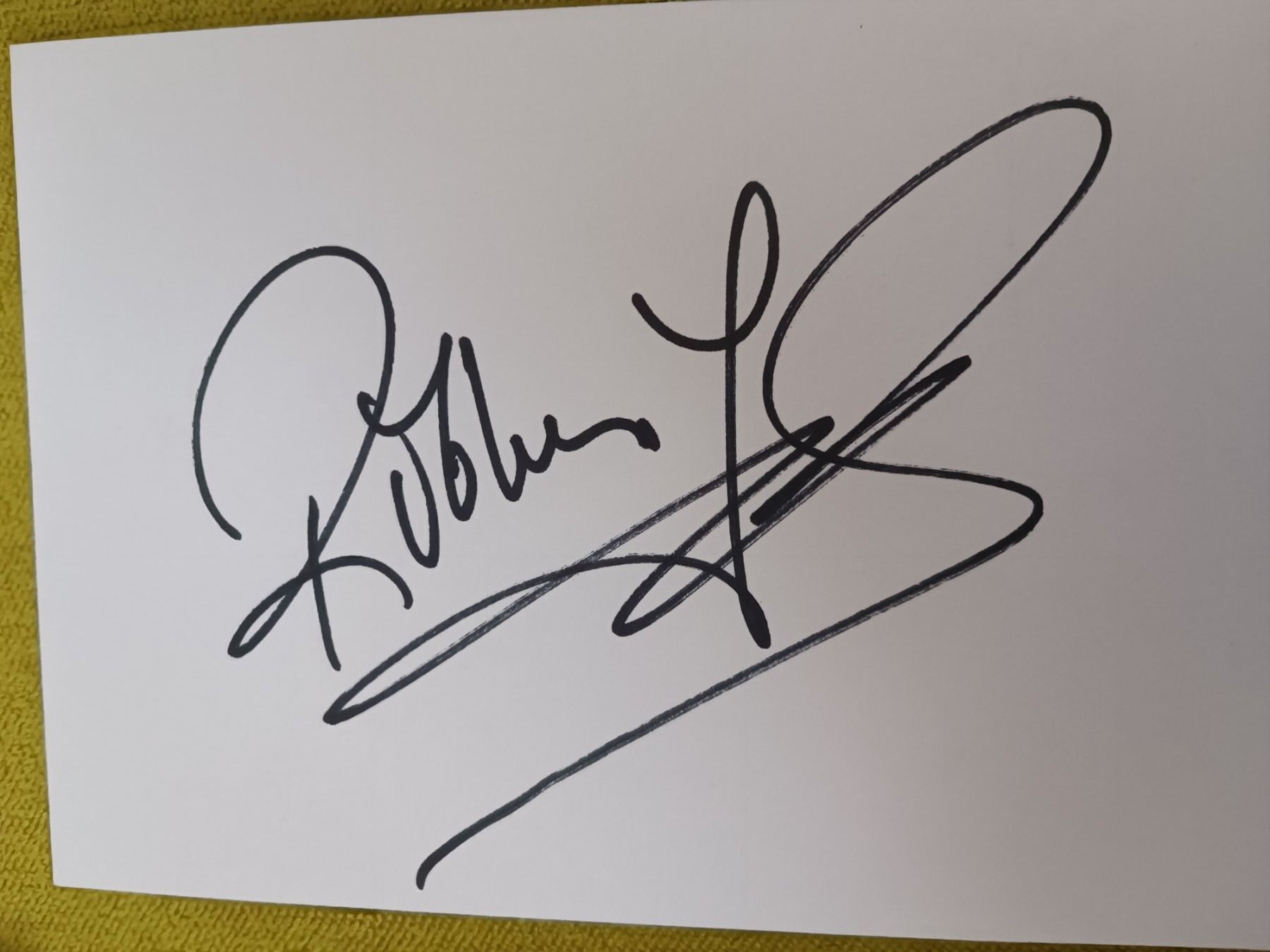Autografi: Robben Ford - persönlich gesammelt – Usato da Menziken venduto da Artographs