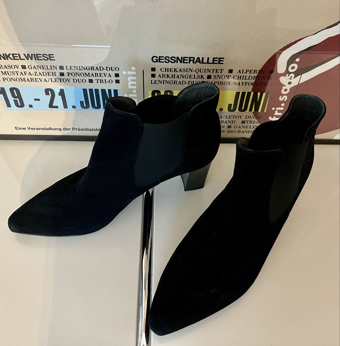Kaiser Chaussures femmes: Peter Kaiser Stiefeletten, schwarz, 41, Neuwertig – Neuf (Voir description) à St. Gallen par reg_f8h8 2