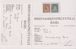 Zwei Strubel-Marken mit Befunden ! einwandfrei !