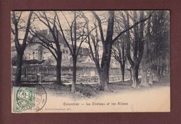 COLOMBIER - Le Château et les Allées - 1906