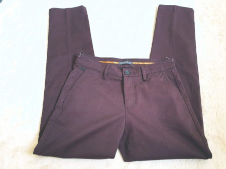 HOSE NILE BORDEAUX WEINROT S 36 XS top zu BLUSE TUNIKA SHIRT