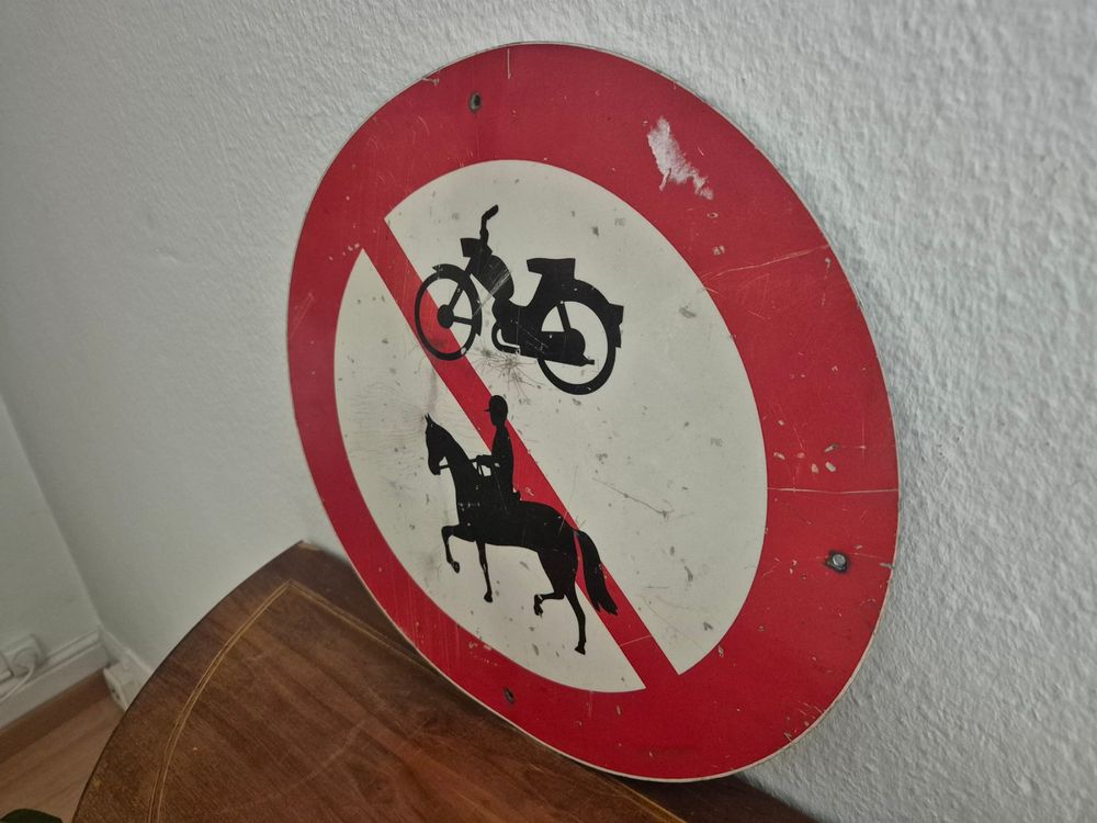 Mofa Verboten Schild