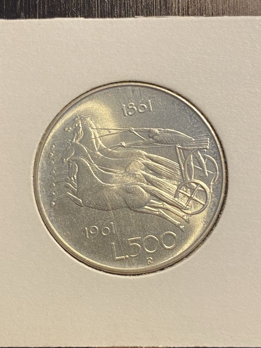Tutti le monete: Italie, 500 Lire 1961 Argent FDC – Nuovo (secondo la descrizione) da Corsier-sur-Vevey venduto da Ginoarturo 1