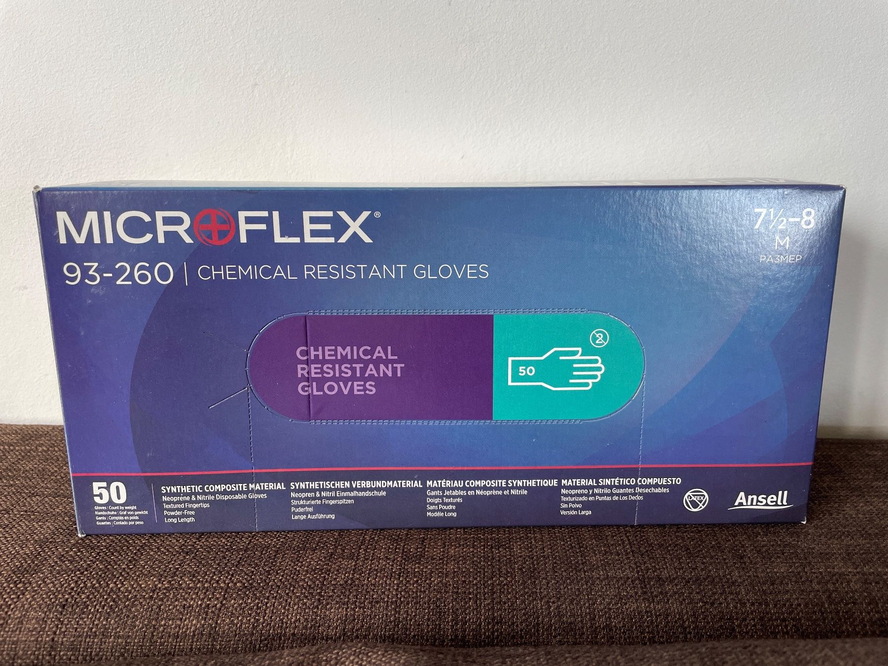 Guanti & manicotti: 50 Chemie-Handschuhe Gr. M, NEU – Nuovo e nell'imballaggio originale da Genève venduto da Buens4