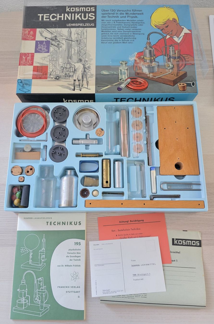 Kit di costruzioni: Kosmos Technikus Baukasten Experiment Dampfmaschine – Nuovo (secondo la descrizione) da Stein SG venduto da nxr_vzv9