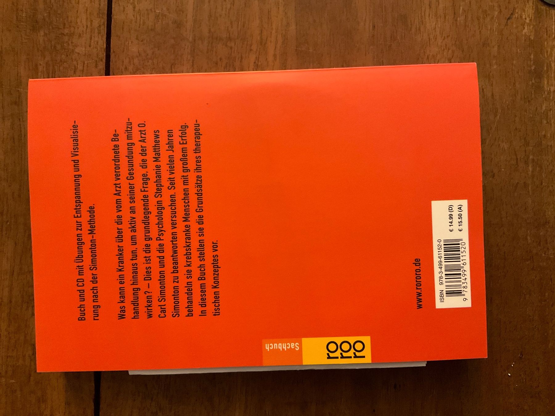 Bücher: « Wieder gesund werden" - Simonton Methode - – Gebraucht aus Avenches von Lactobacille 1