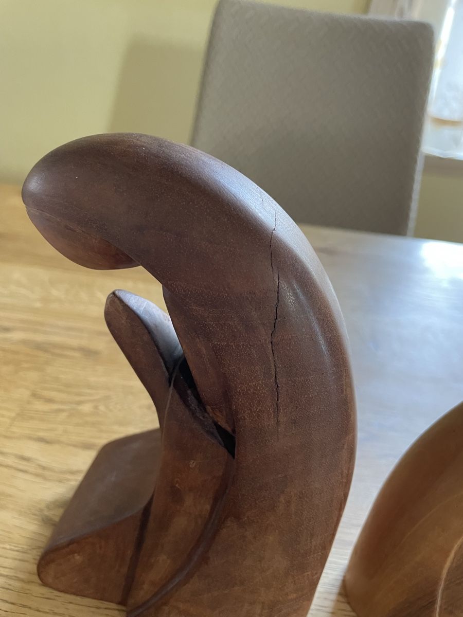 Statuette: 2 Krippenfiguren Holz – Usato da Flawil venduto da Naphtali 2