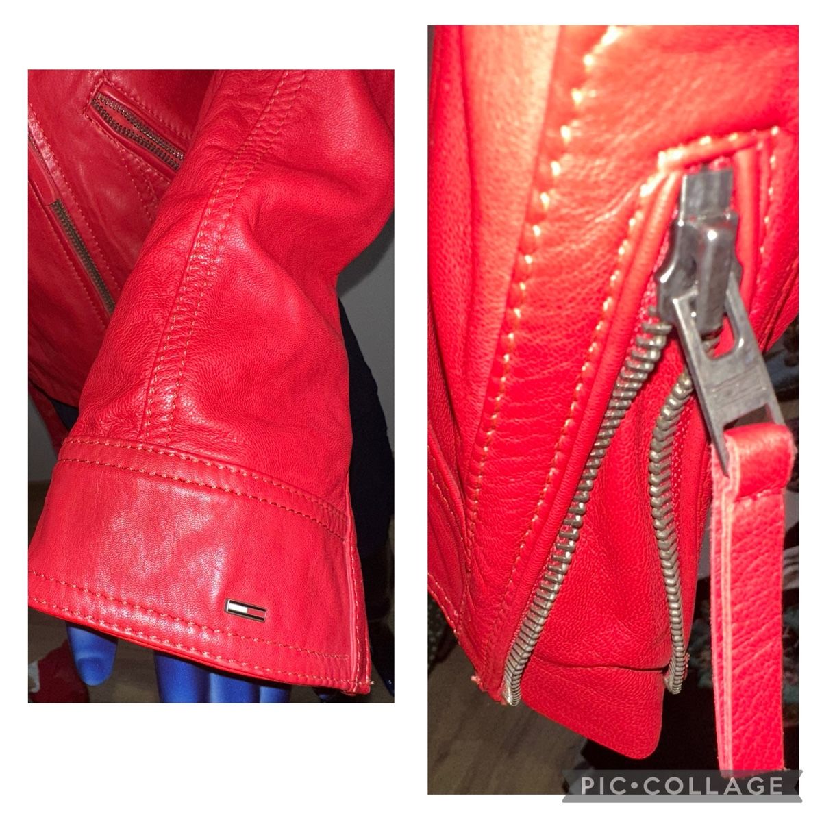 Tommy Hilfiger Jacken: TOMMY HILFIGER LEDERJACKE GR. M neuwertig – Neu (gemäss Beschreibung) aus Unteraegeri von MH203 7