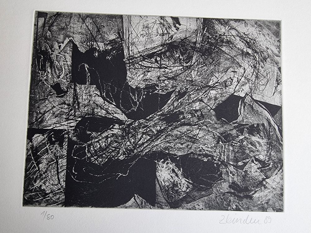 Grafica & Litografie: BEAT ZBINDEN RADIERUNG SIGNIERT NUMMERIERT – Usato da Gersau venduto da kunst-online
