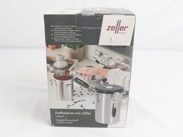 ZELLER PRRESENT Kaffeedose mit Löffel