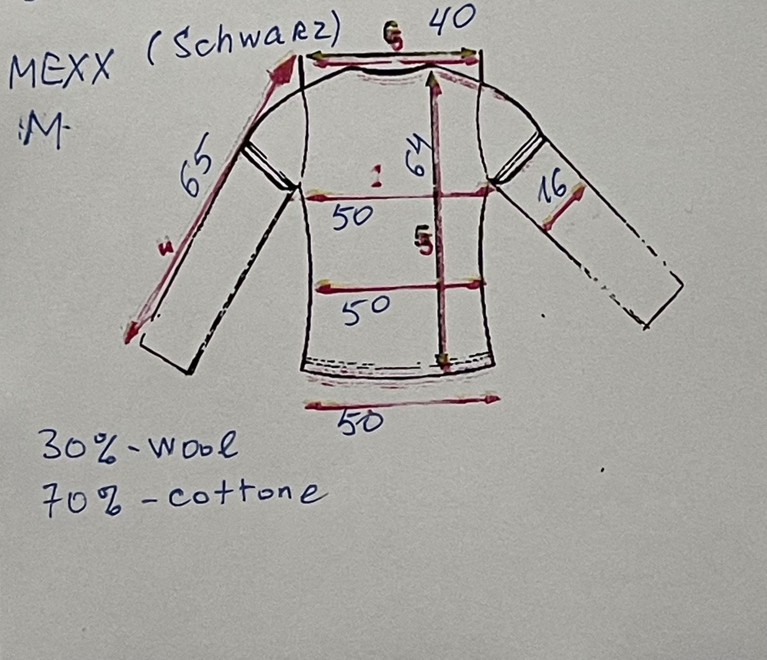 Mexx T-shirt: MEXX M /NP85CHF Wool 30% Cotton – Usato da Kölliken venduto da Prscoo 4