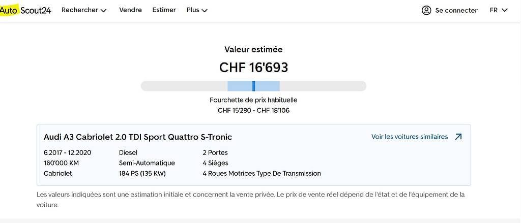 Automobili: A3 cabriolet quattro- Top Zustand  – Usato da Boudry venduto da Stephlan 3