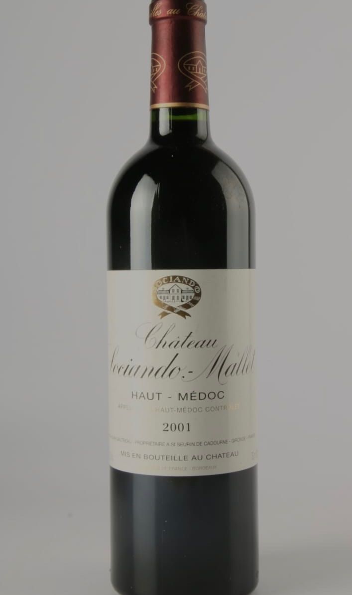 Vino: Chateau Sociando-Mallet 2001, Haut-Médoc, – Nuovo e nell'imballaggio originale da Rorschach venduto da Migue17