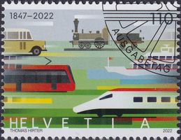 2022, Nr.1918 (ÖV) mit Ersttags-Eck-Stempel.