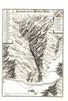 Pfäfers Bad Ragaz Kupferstich von Merian