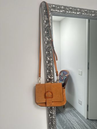 Zara Basic Shoulder Bag Orange 